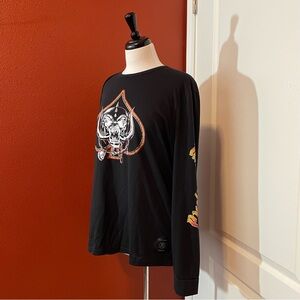 Roark x Motörhead‎ Run Amok Men’s Mantis Lightweight Long Sleeve Knit Shirt